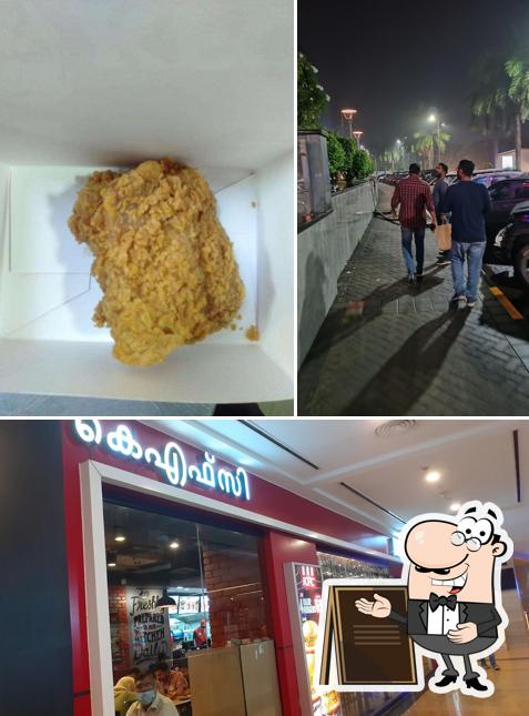 The exterior of KFC