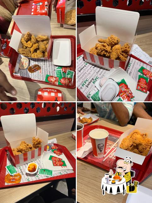 Food at KFC Pala
