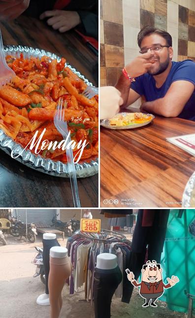 This is the picture depicting food and exterior at Tadka