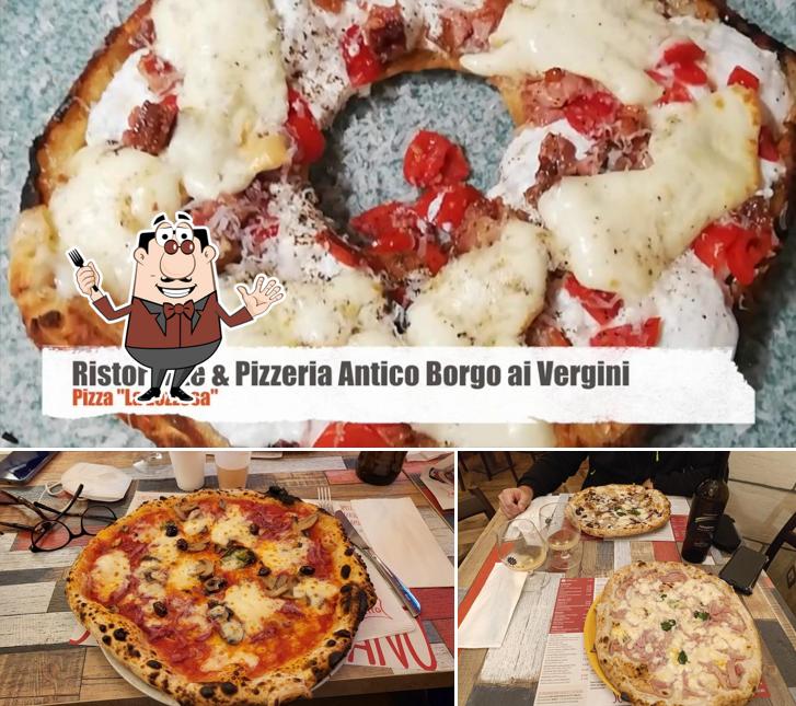 Platti al Ristorante pizzeria antico Borgo Ai vergini pizzeria napoli centro storico rione sanita’