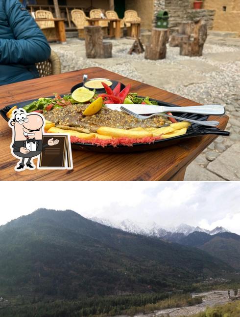 The exterior of Basho Restaurant In Vashisht, Manali