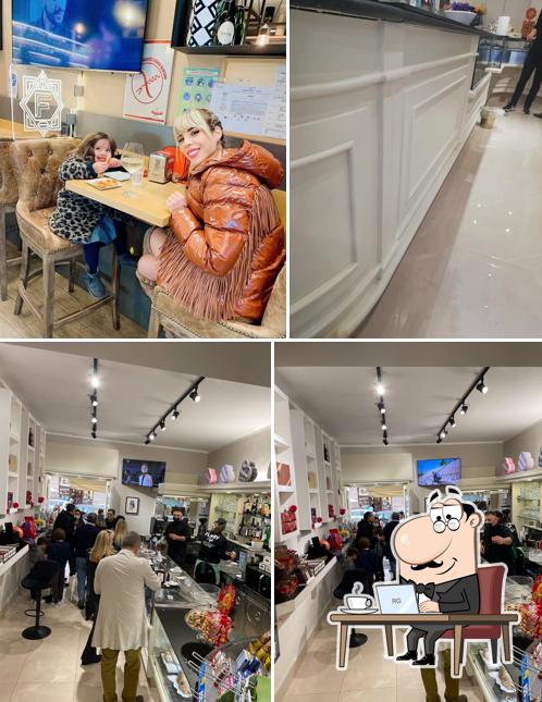 Dai un'occhiata agli interni di Flory Caffè