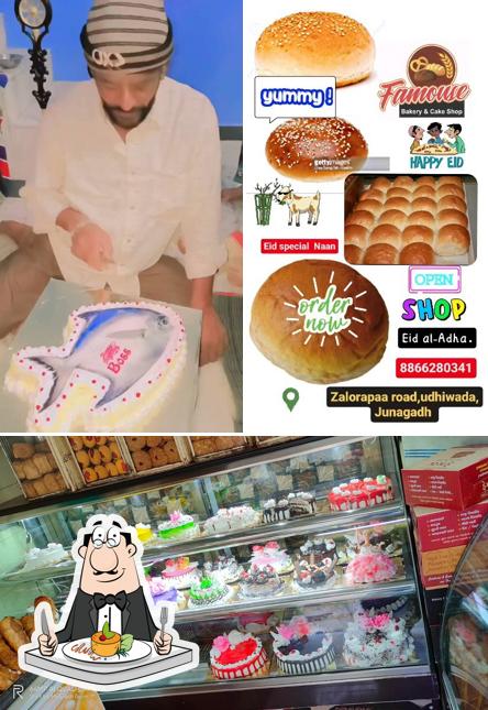 Meals at Famous bakery & live cake shop