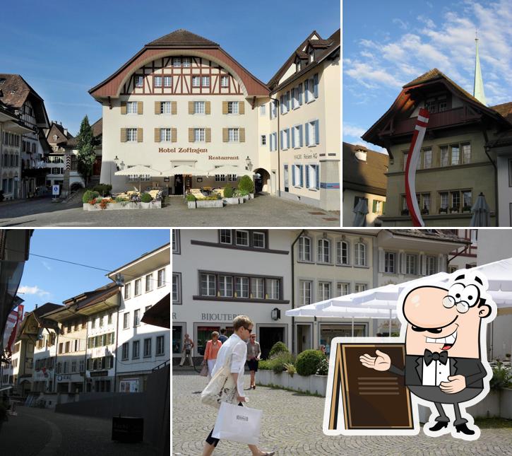 Goditi la vista dall'area esterna di Hotel Zofingen
