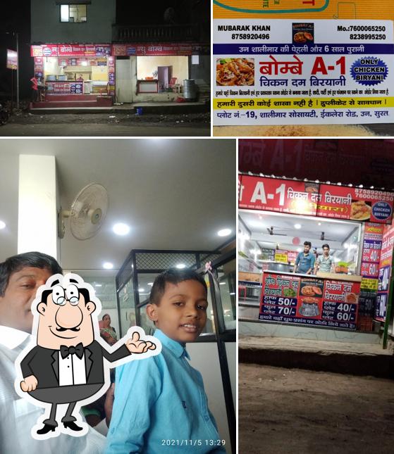 The interior of Bombay A-1 Chicken Dum Biryani Bhatiyara house