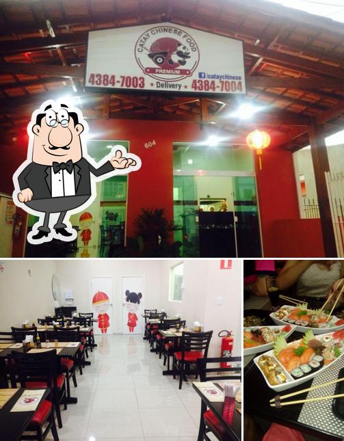 O interior do Catay Oriental Food
