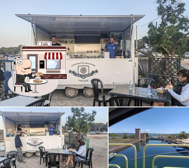 Gli esterni di Foodtruck Portopino Friggitoria Gastronomia di mare