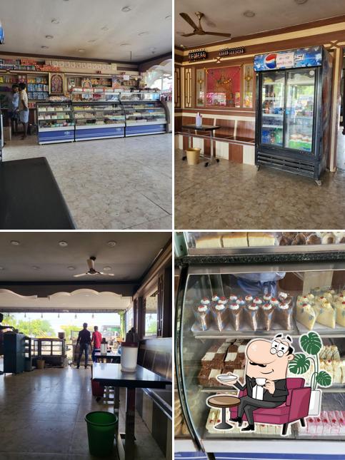 The interior of Iyyangar cake shop
