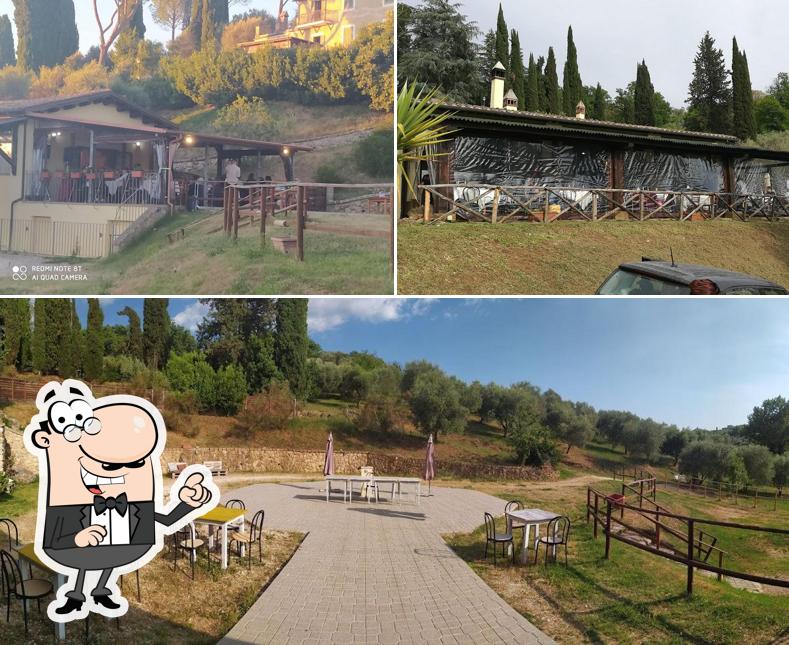 Puoi goderti l'aria fresca dal dehors di Agriturismo il Melograno Palombara Sabina