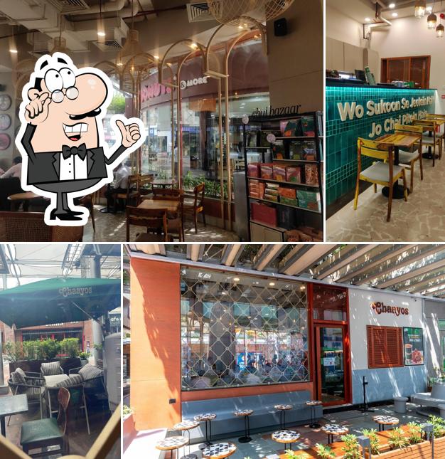 Check out how Chaayos Cafe at Cyber Hub looks inside