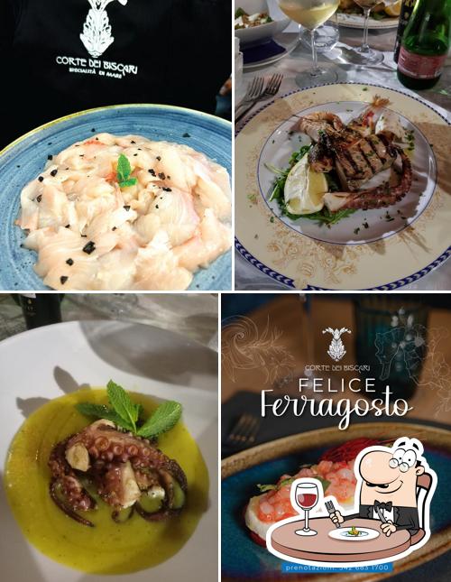 Platti al Ristorante Corte dei Biscari
