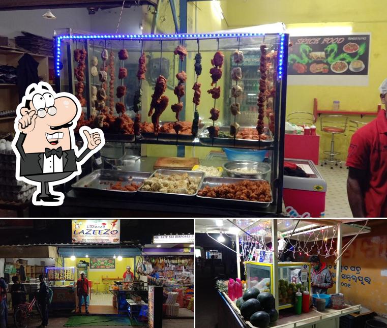 The interior of Lazeezo