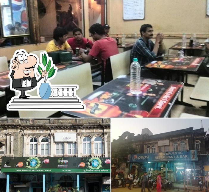 The restaurant's exterior and interior