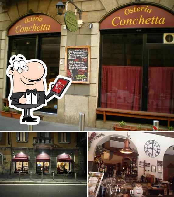 Gli esterni di Osteria Conchetta