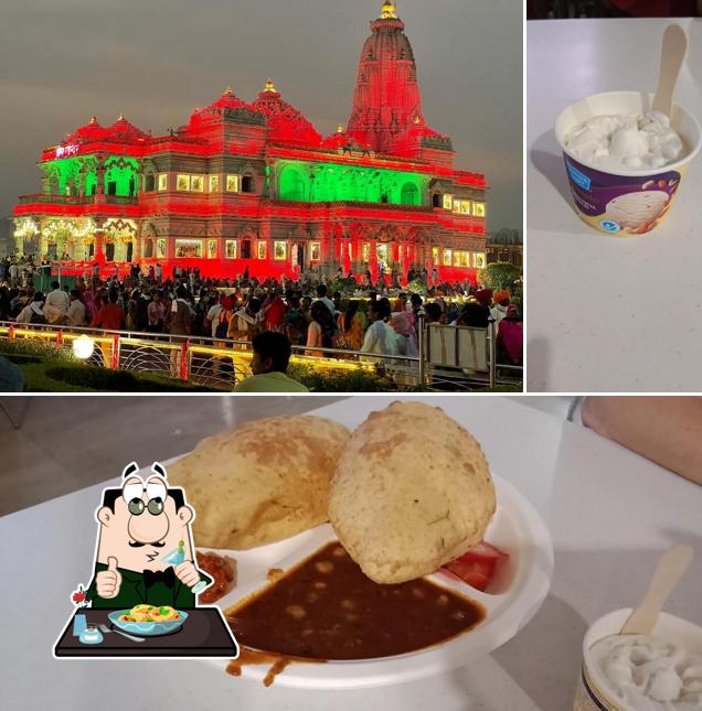 Food at Prem mandir
