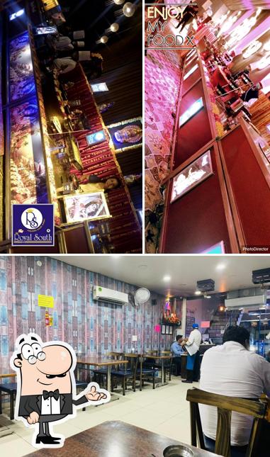 The interior of Royal South Vegetarians Paradise The interior of Royal South Vegetarians Paradise
