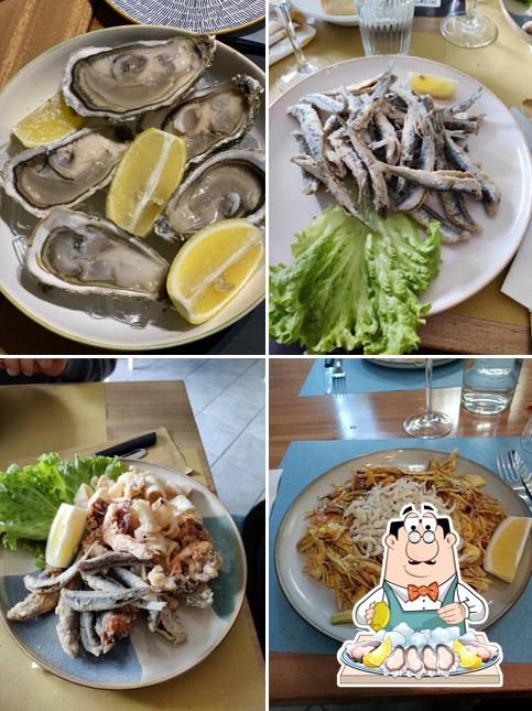 Ostriche al Trattoria Inegaggie