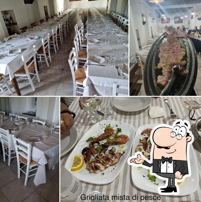 Gli interni di Trattoria del Negroamaro