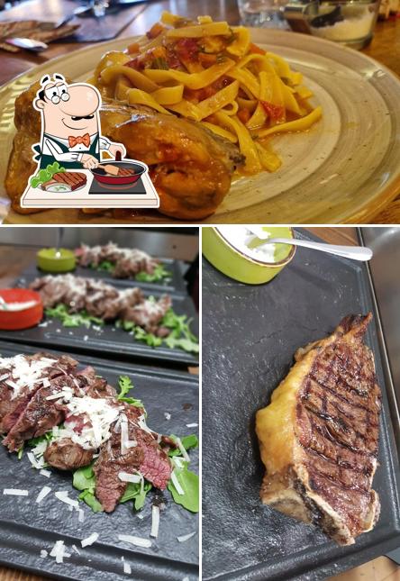 Piatti di carne vengono proposti a Wine Hot Bistrò Divino