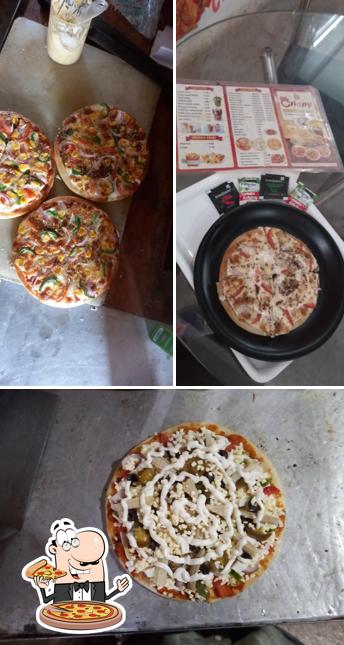 Get pizza at CRISPY
