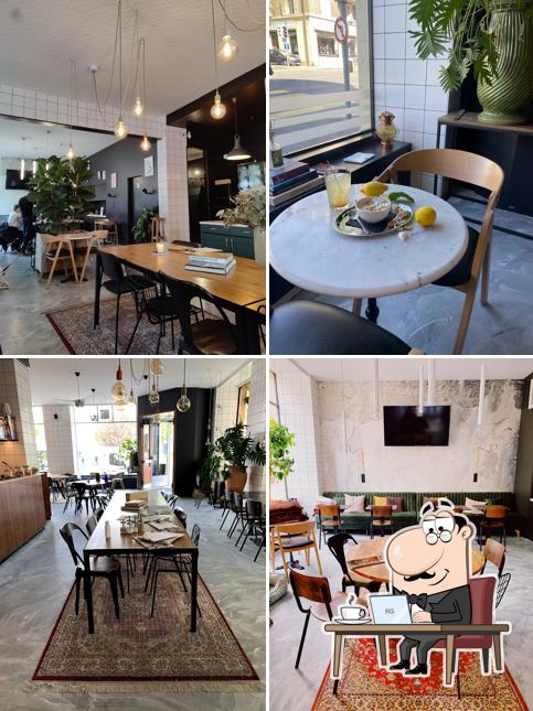 Gli interni di Café de Prélaz