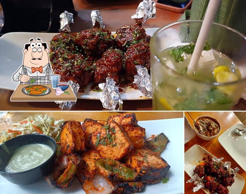 Chicken wings at Cafe Hideout
