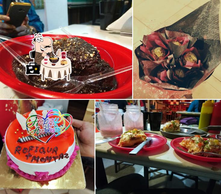 Food at Crazy Hut Restaurant