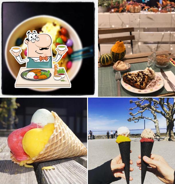 Platti al Gelateria Bongusto