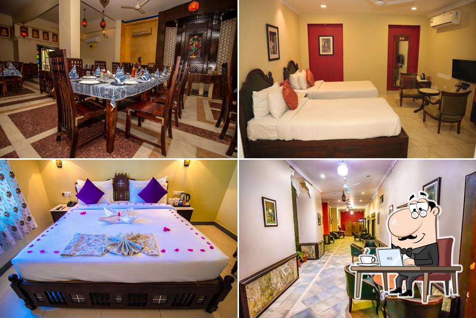 The interior of Hotel Pratap Palace (The Heritage Hotel)