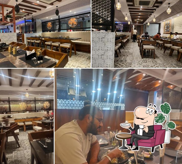 The interior of Real Deepak Punjabi Dhaba