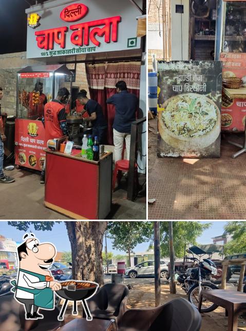 Look at this picture of Delhi chaap wala