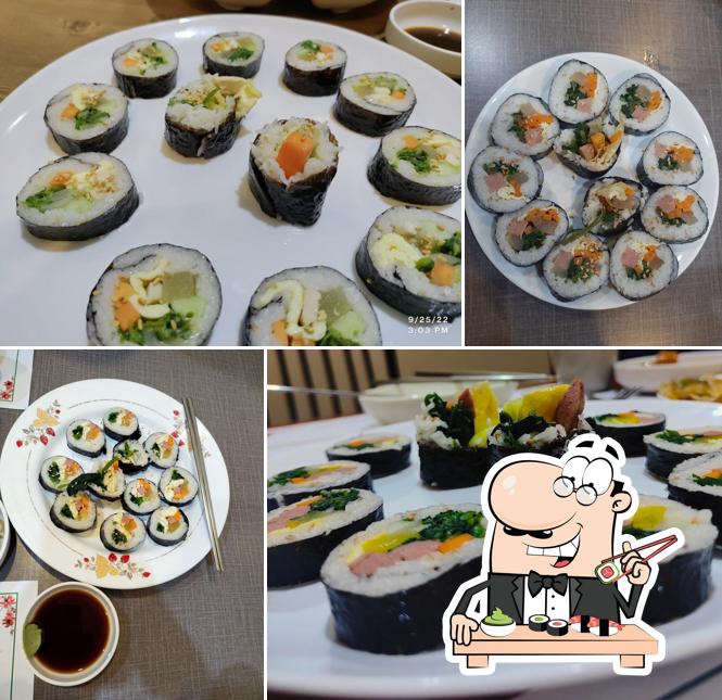 Get different sushi options