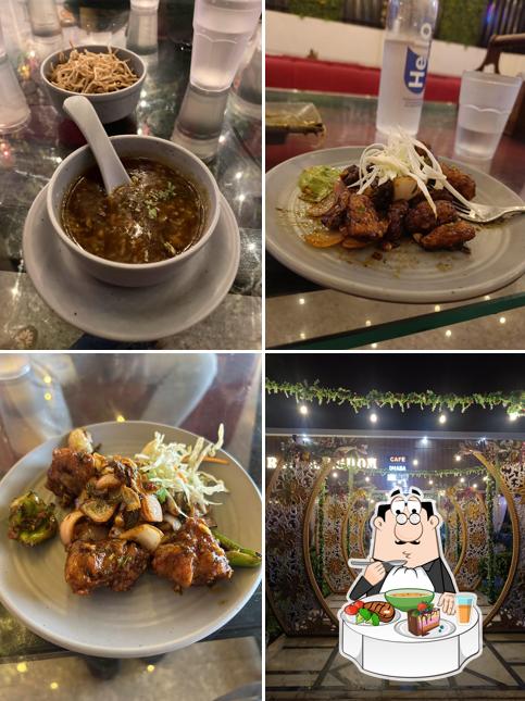 Hot and sour soup at The Raj Kingdom