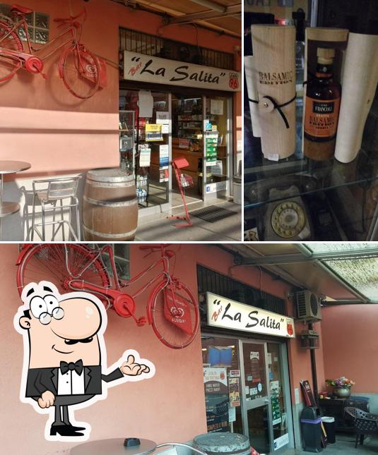 Gli interni di Bar Trattoria La Salita