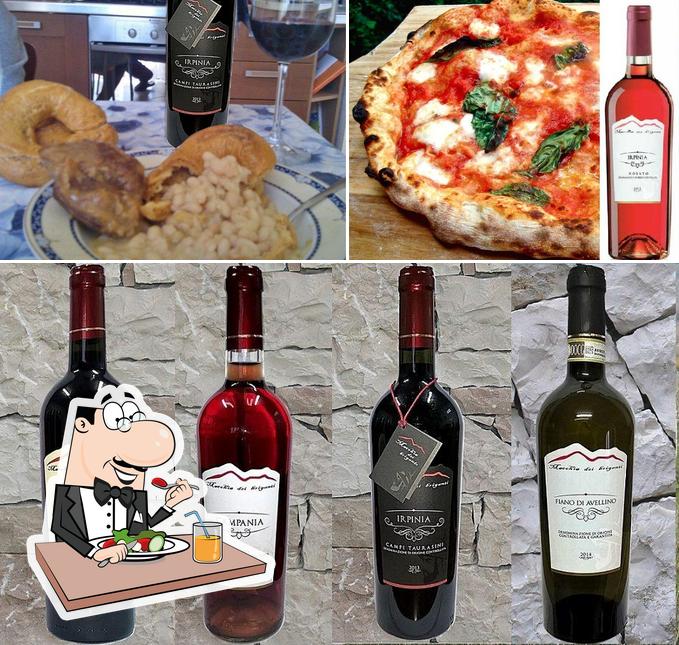 Tra le varie cose da Agriturismo Macchia dei briganti si possono trovare la cibo e alcol