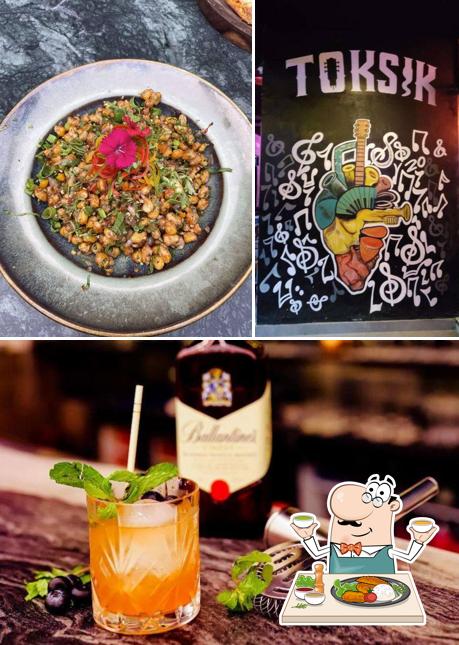 This is the photo showing food and beverage at Toksik