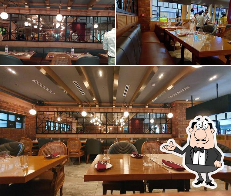 The interior of Daryaganj Restaurant