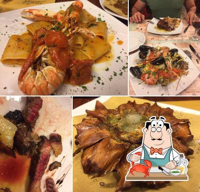 Prenez des fruits de mer à Enoteca Corsi