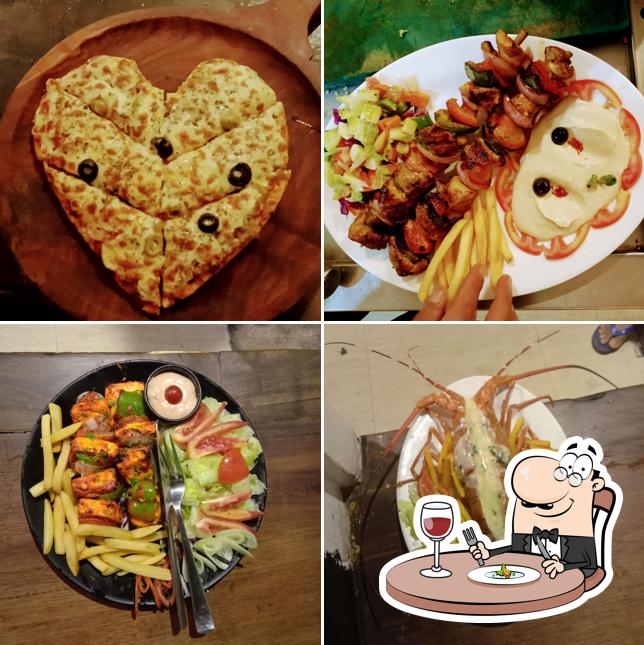 Food at Chique Shanti Cafe