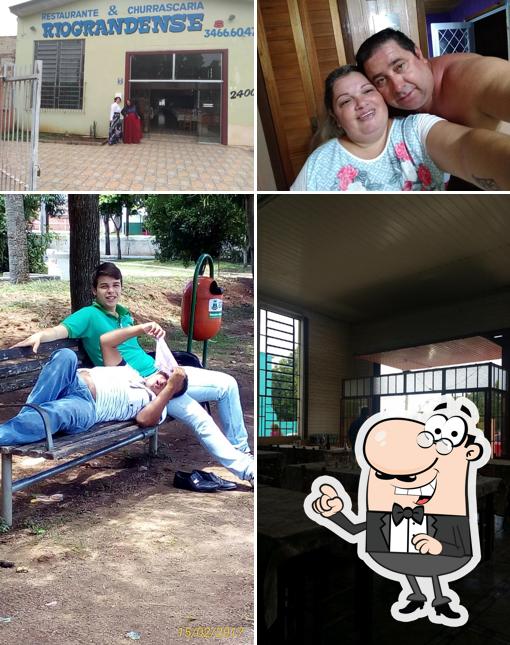 O interior do Churrascaria Rio Grandense