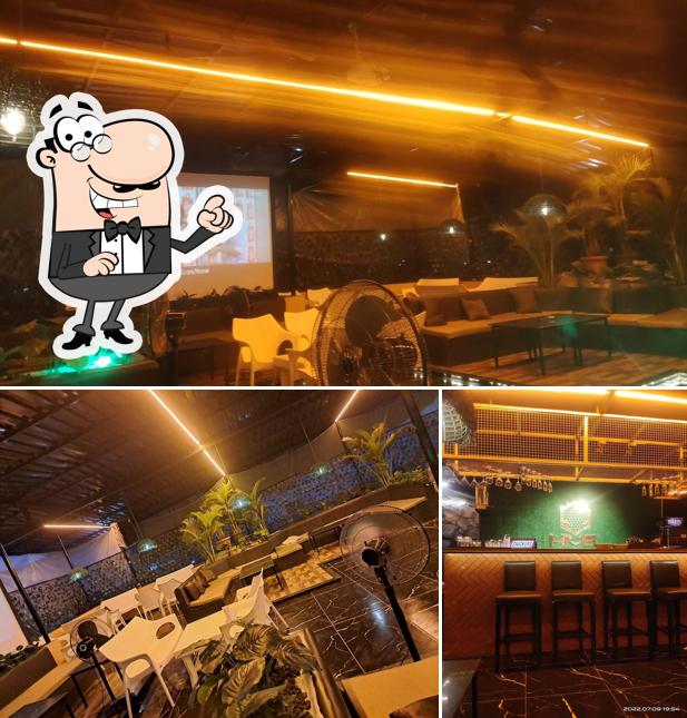 The interior of Hive cafe and lounge bar