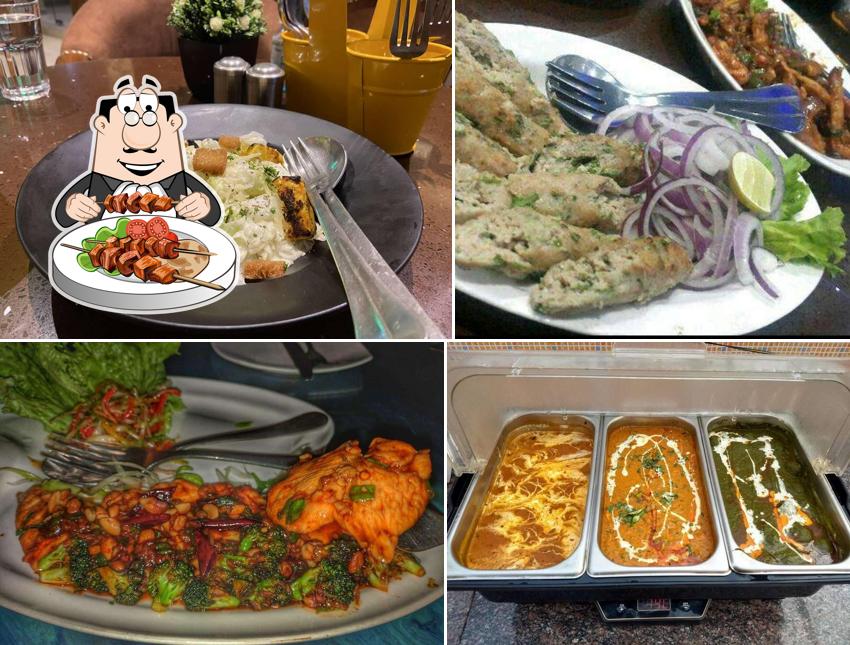 Food at DND bar & restaurant