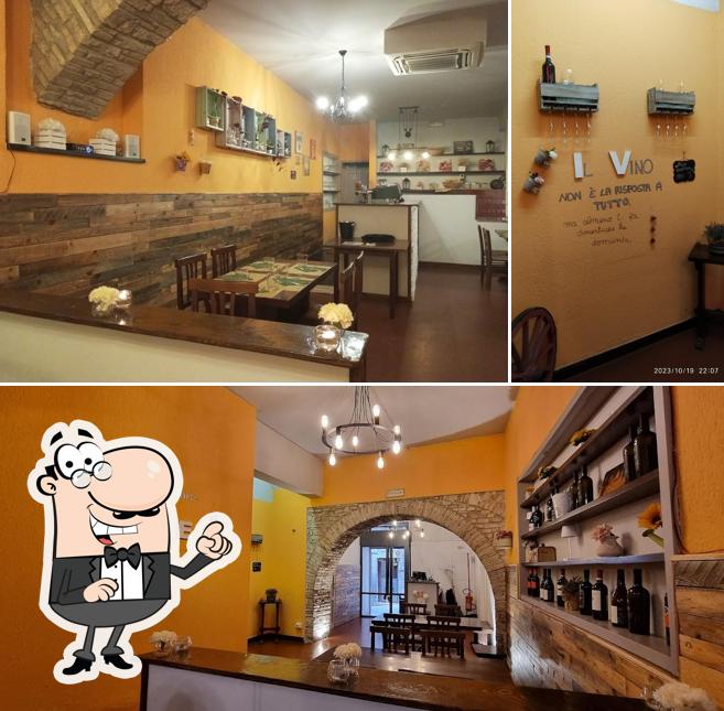 Gli interni di La Tavernaccia