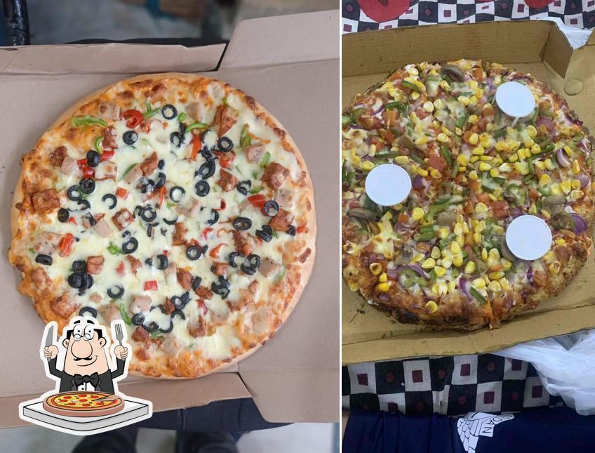 Order various types of pizza