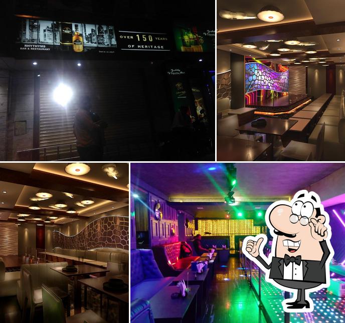 The interior of Rhythms Bar