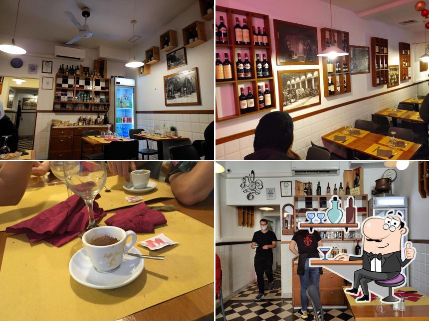 Gli interni di Trattoria Il Contadino