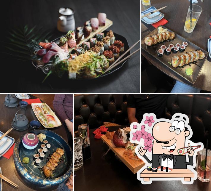 Prenditi le varie opzioni di sushi