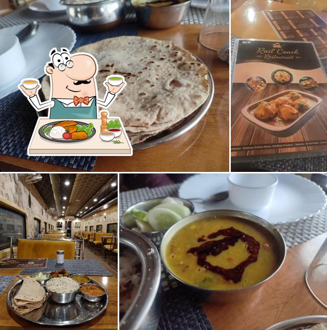 Food at Rail coach Restaurant
