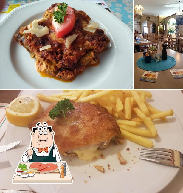 Fish and chips al Restaurant Stampfeli