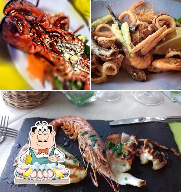 Degusta i sapori della cucina di mare a Ristorante Il Delfino Verde